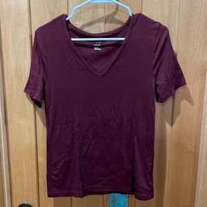 a new day Maroon Short Sleeve Shirt